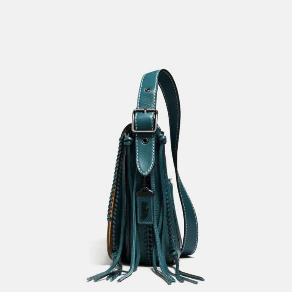 💫1941 Saddle bag with whiplash details HTF Mineral Mineral color! - Picture 4 of 6